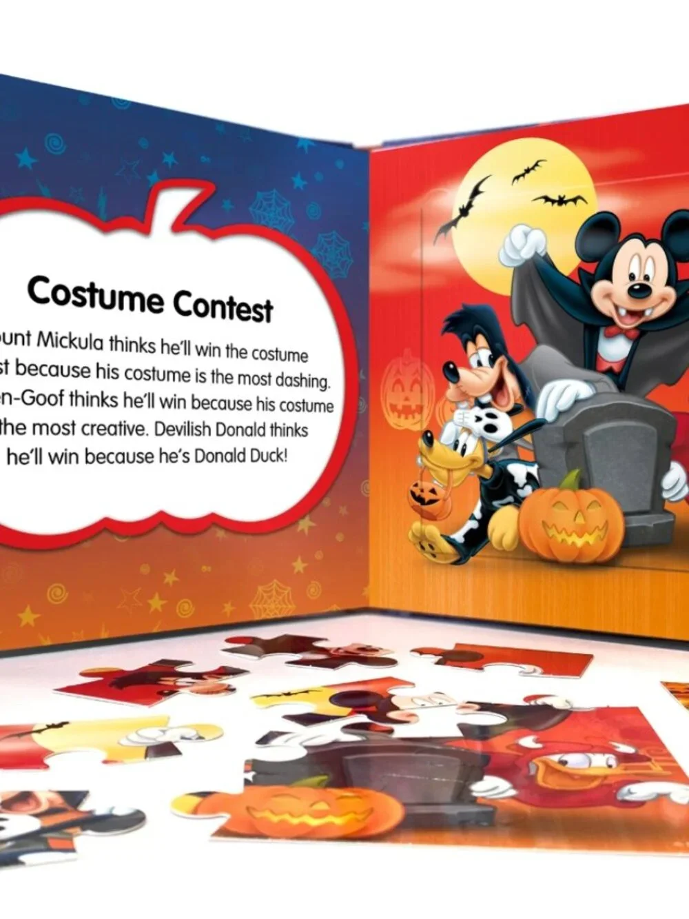 NWT Disney Mickey Halloween My First Puzzle Book